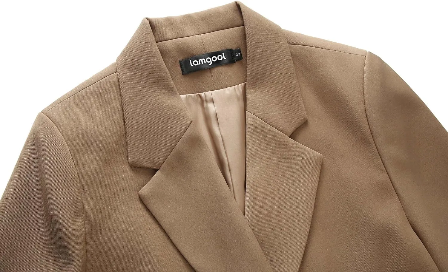 Lamgool Women's Suit 2 Piece Long Blazer Set Ladies Jacket Pantsuit Casual Outfits for Fall