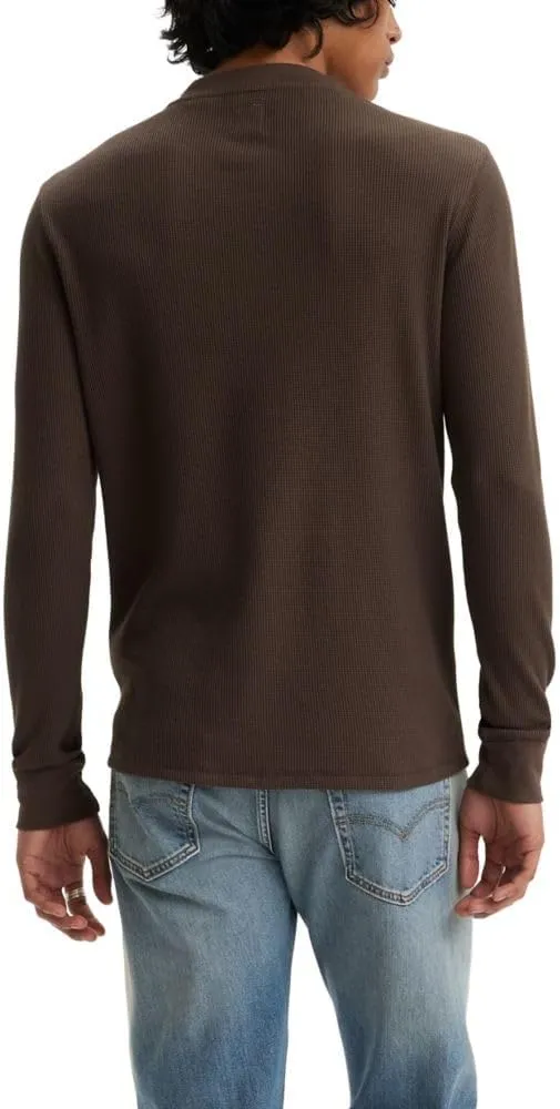 Levi's Men's Long Sleeve Thermal 3 Button Henley