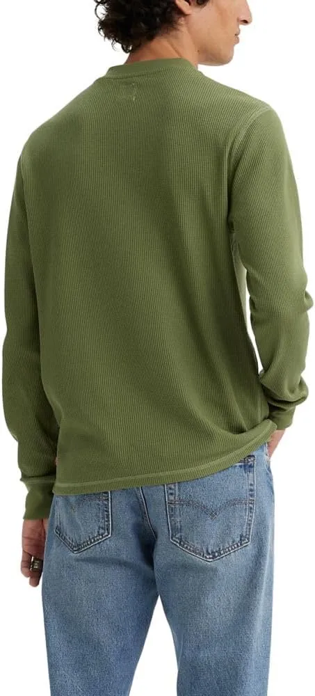 Levi's Men's Long Sleeve Thermal 3 Button Henley
