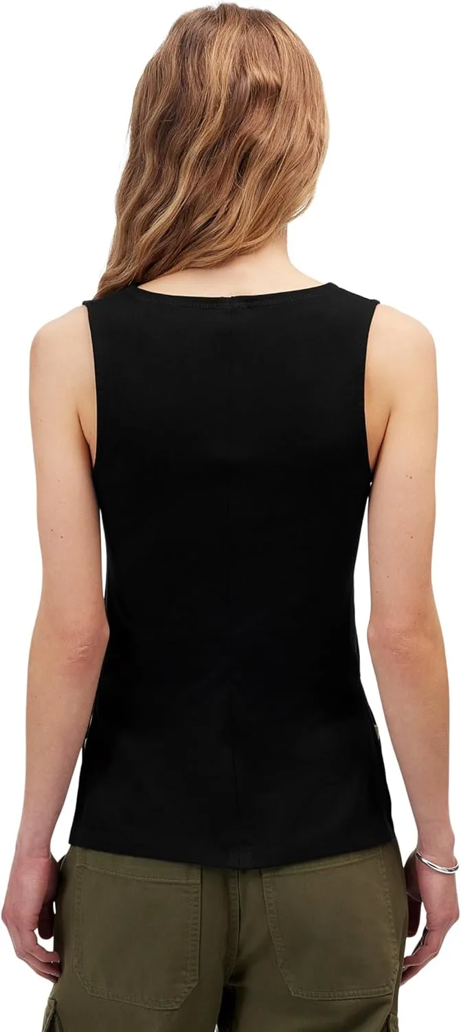Madewell Women's Boat Neck Slit Tank