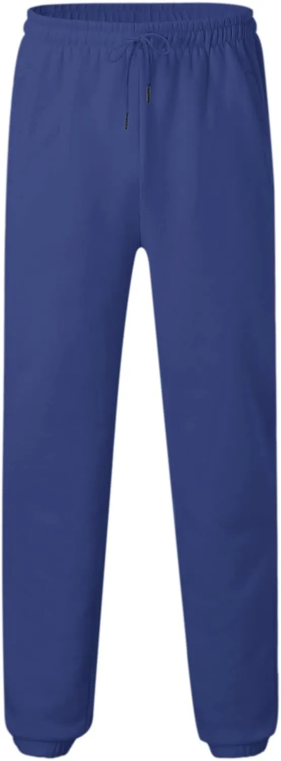 Mens Autumn and Winter High Street Fashion Leisure Pants Loose Fit Sports Trousers Solid Color Lace Up Joggers