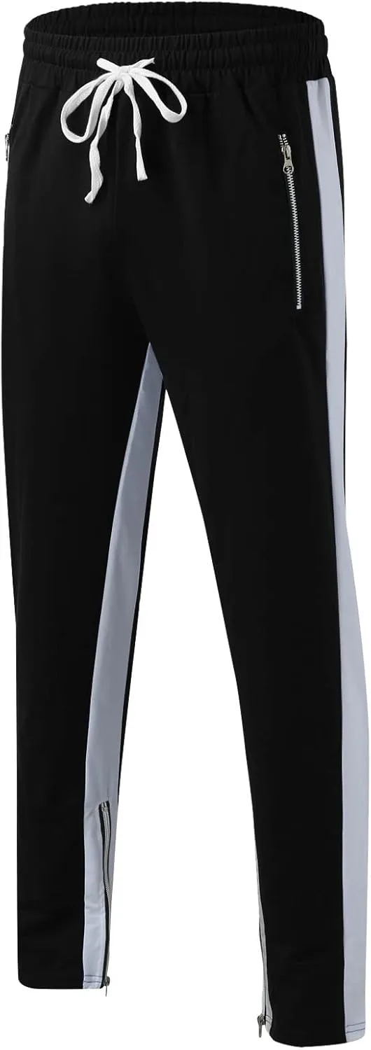Men's Casual Cargo Pants Multi Pockets Twill Chino Pants Loose Fit Joggers Hiking Trousers Gym Sweatpants Overalls