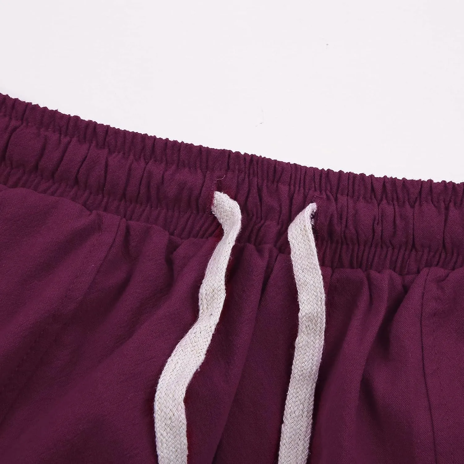 Mens Fashion Casual Pants Harlan Pants Wide Leg Trousers with Pockers Solid Color Long Pants Hiking Outdoor Joggers