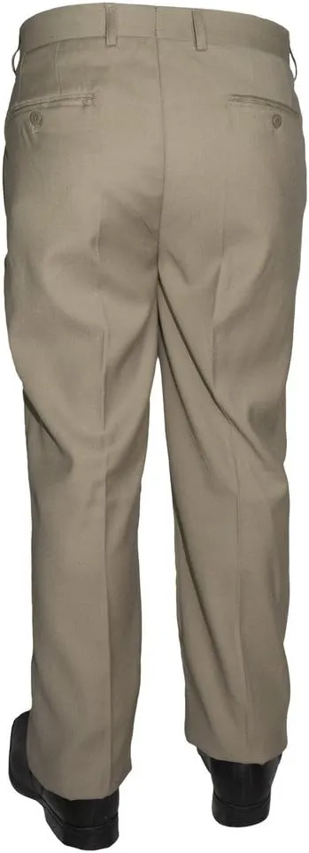 Mens Flat Front Dress Pants