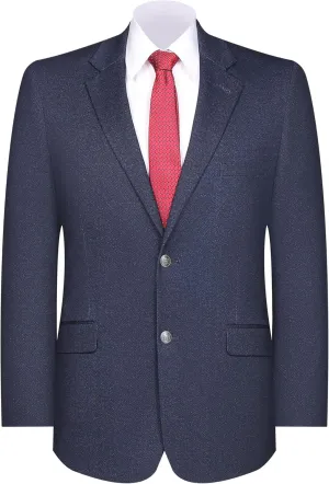 Men's Sport Coat Classic Fit Knit Blazer 2 Button Single Breasted Notch Lapel Casual Sports Jacket for Daily