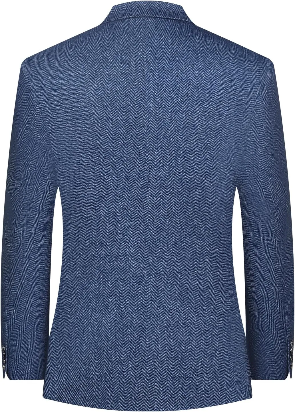 Men's Sport Coat Classic Fit Knit Blazer 2 Button Single Breasted Notch Lapel Casual Sports Jacket for Daily