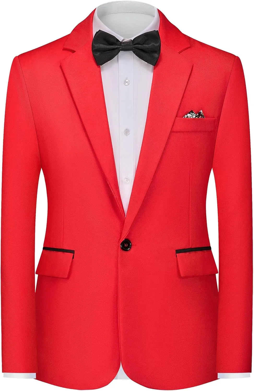Mens Suits Slim Fit 2 Piece Dress Suits Tuxedo Jacket Blazer Pants Set for Wedding Business Prom