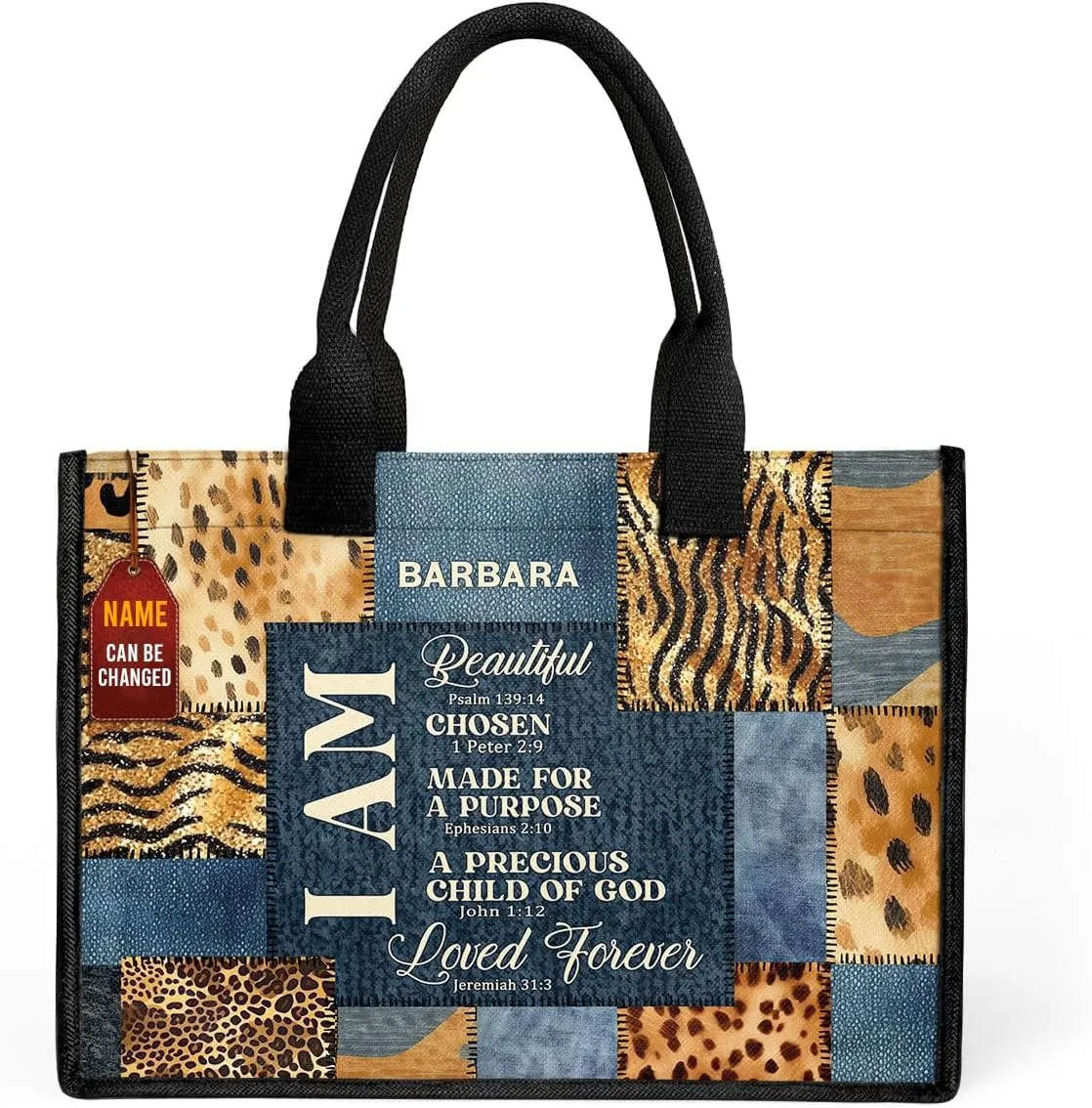 Personalized Canvas Totebag - Premium Canvas Totebag For Women - Christian Gifts For Women - Mothers Day Gifts