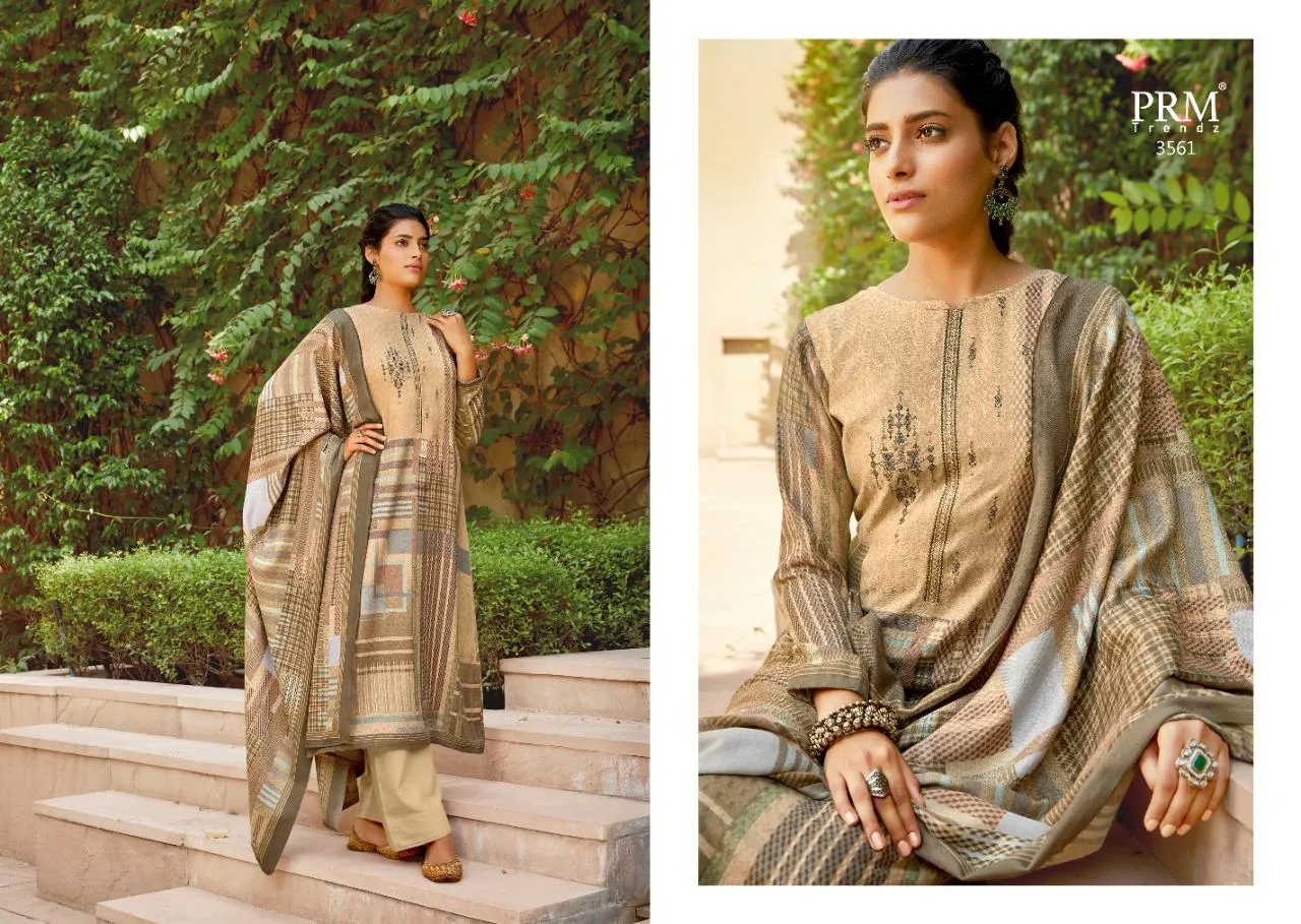 PRM Trendz Presents Heesa Pashmina Printed Fancy Designer Salwar Kameez