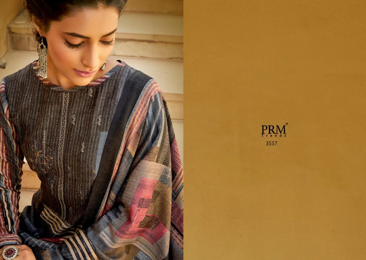 PRM Trendz Presents Heesa Pashmina Printed Fancy Designer Salwar Kameez