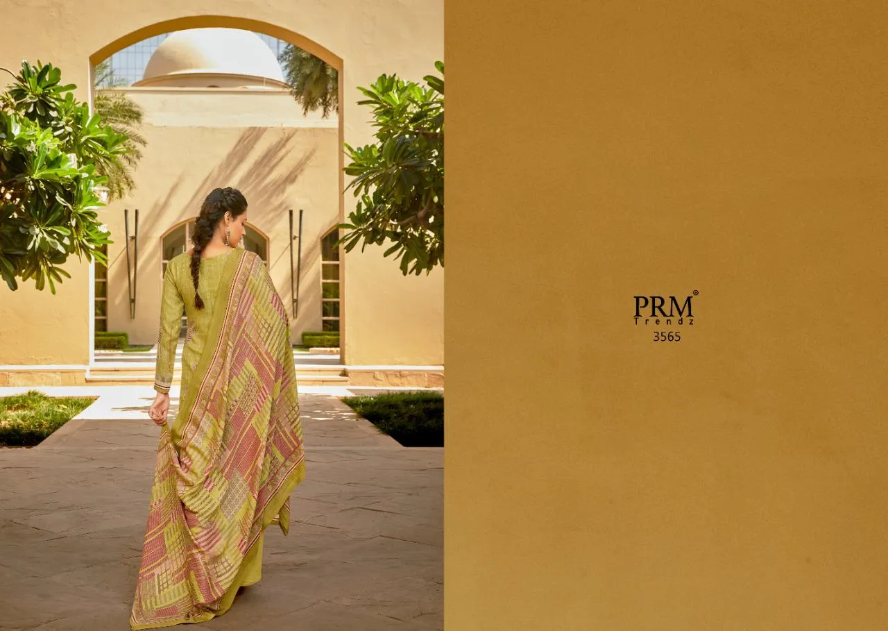 PRM Trendz Presents Heesa Pashmina Printed Fancy Designer Salwar Kameez