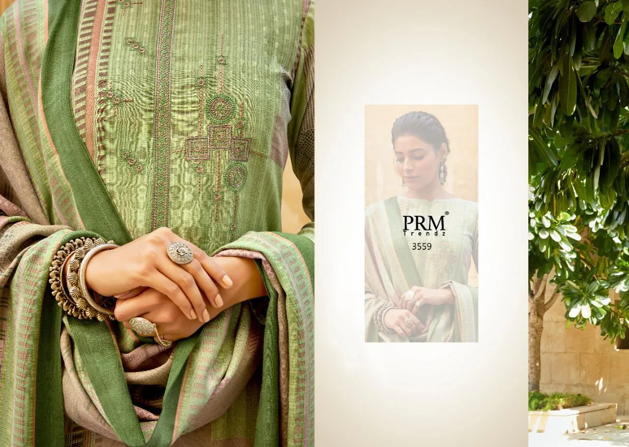 PRM Trendz Presents Heesa Pashmina Printed Fancy Designer Salwar Kameez