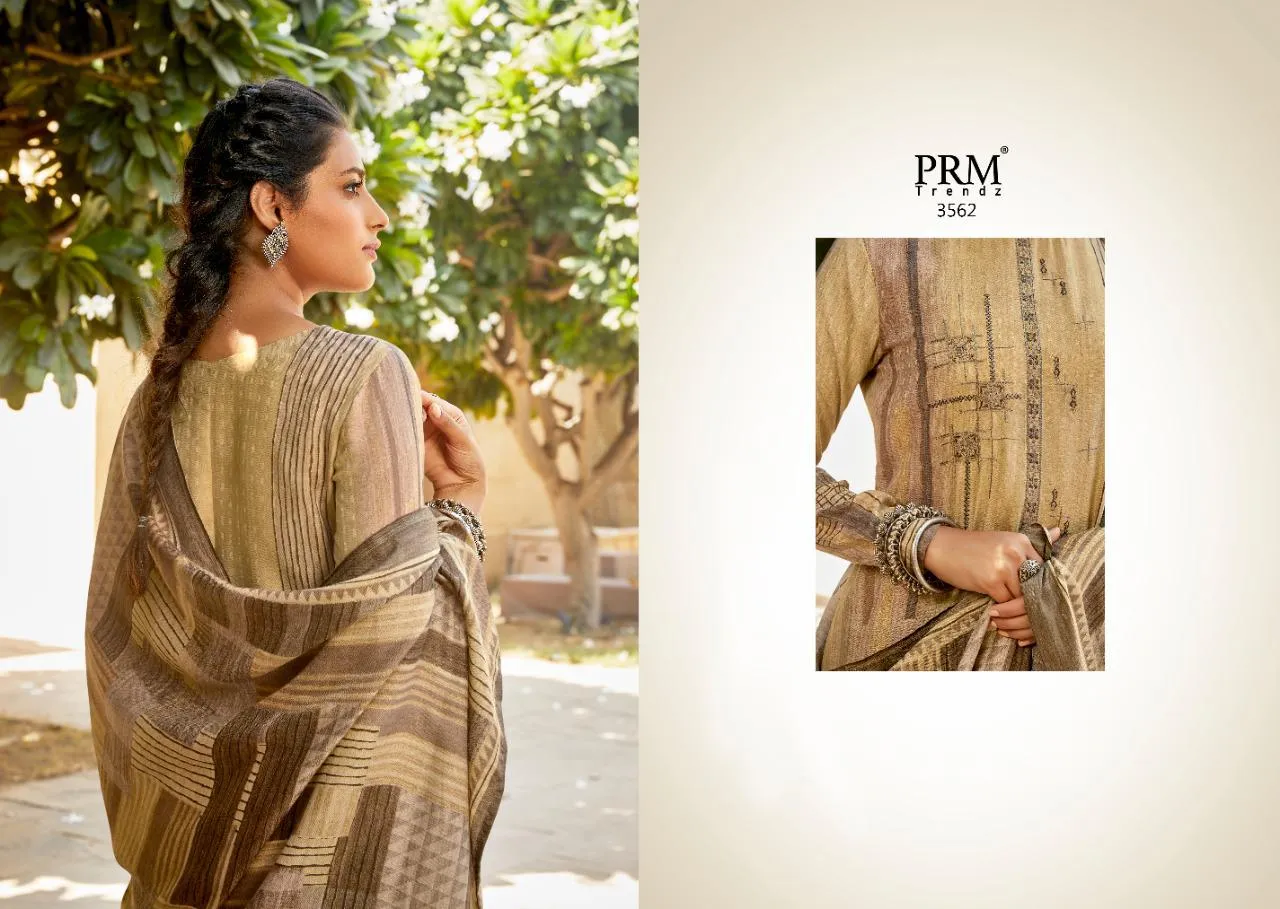 PRM Trendz Presents Heesa Pashmina Printed Fancy Designer Salwar Kameez