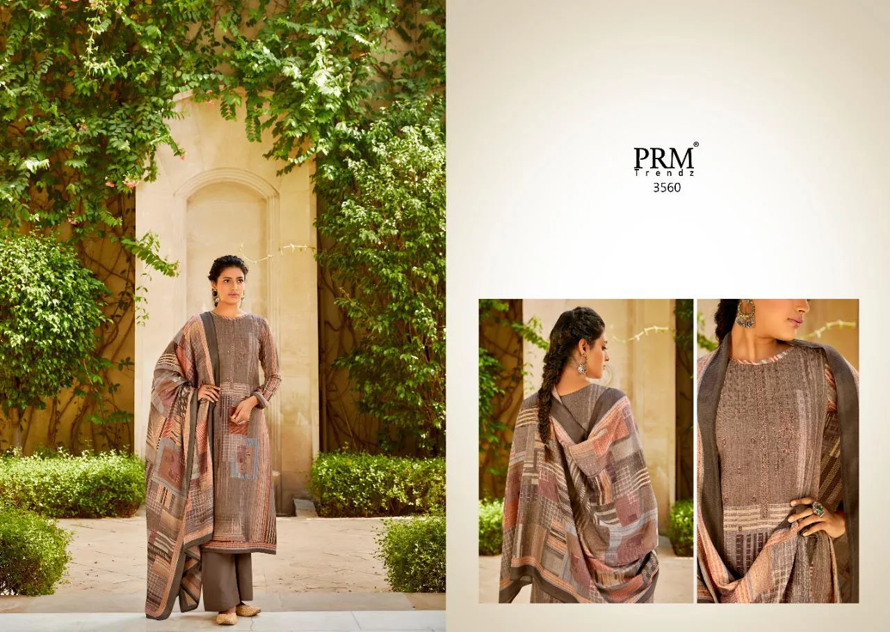 PRM Trendz Presents Heesa Pashmina Printed Fancy Designer Salwar Kameez
