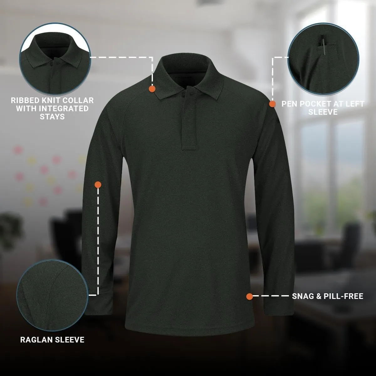 Propper Men's Long Sleeve Uniform Polo
