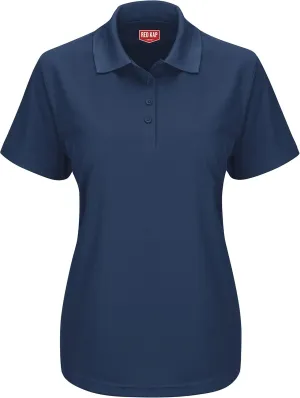 Red Kap Women's Short Sleeve Performance Knit Pocketless Core Polo