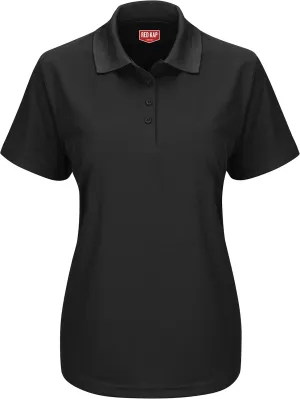 Red Kap Women's Short Sleeve Performance Knit Pocketless Core Polo