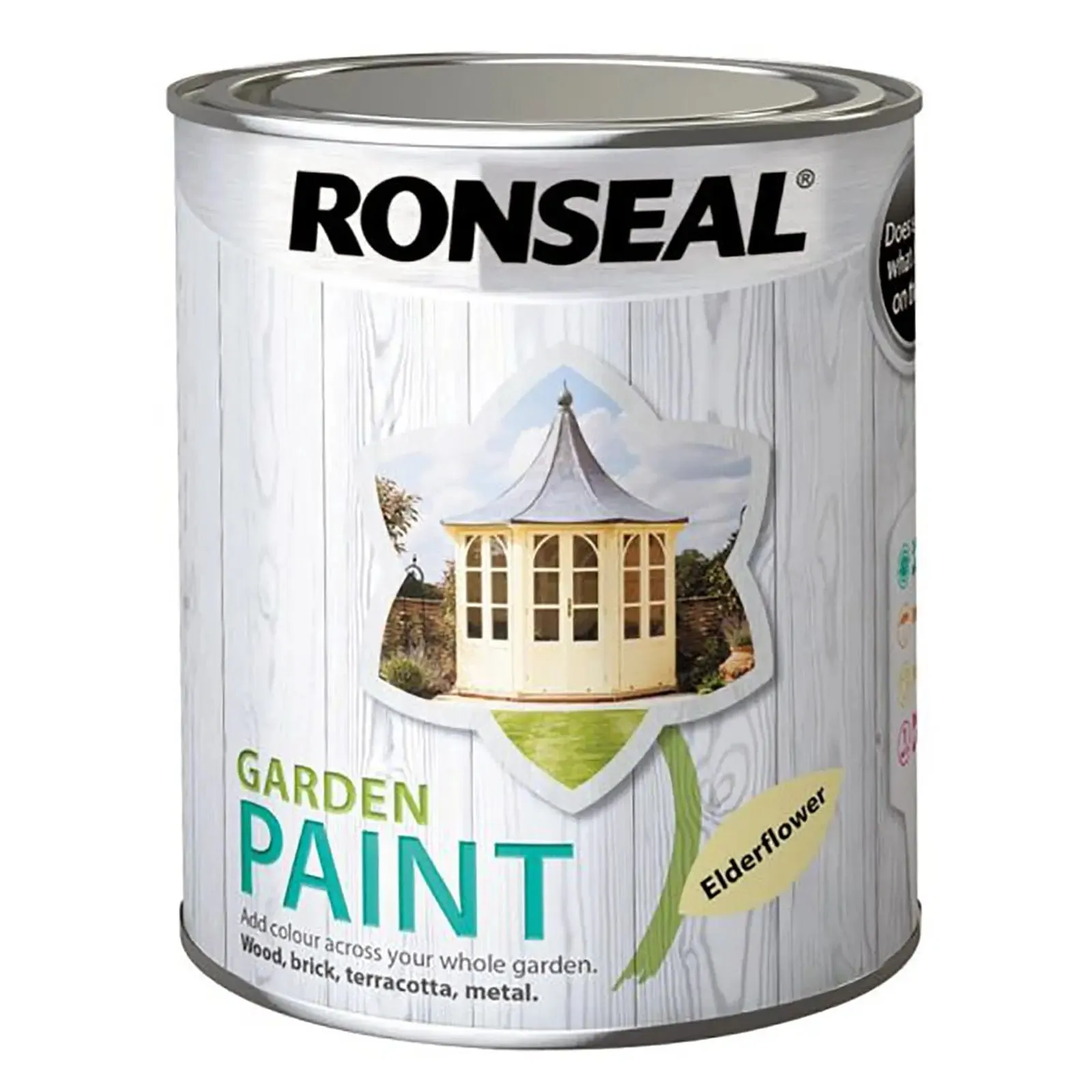Ronseal Garden Paint Waterproof Exterior Wood Metal Brick Stone