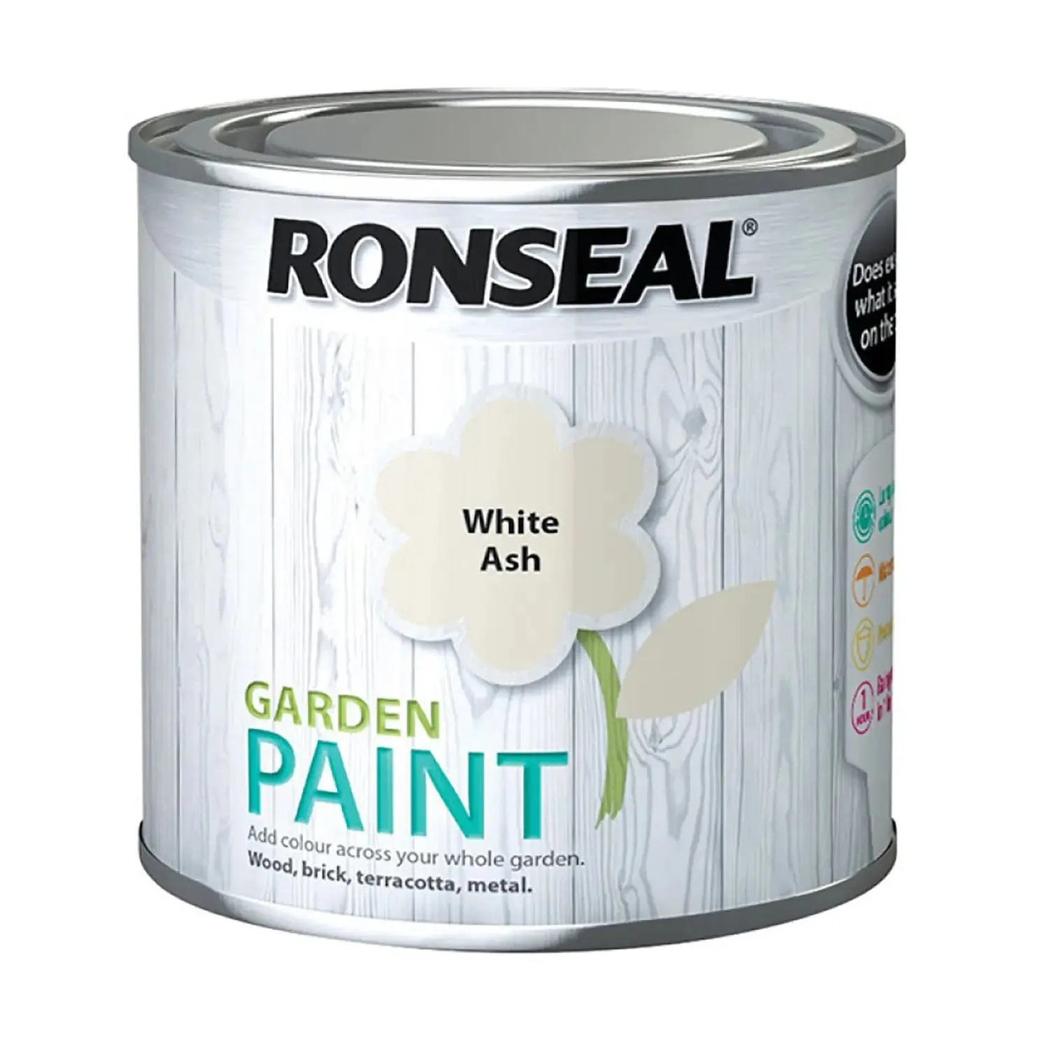 Ronseal Garden Paint Waterproof Exterior Wood Metal Brick Stone