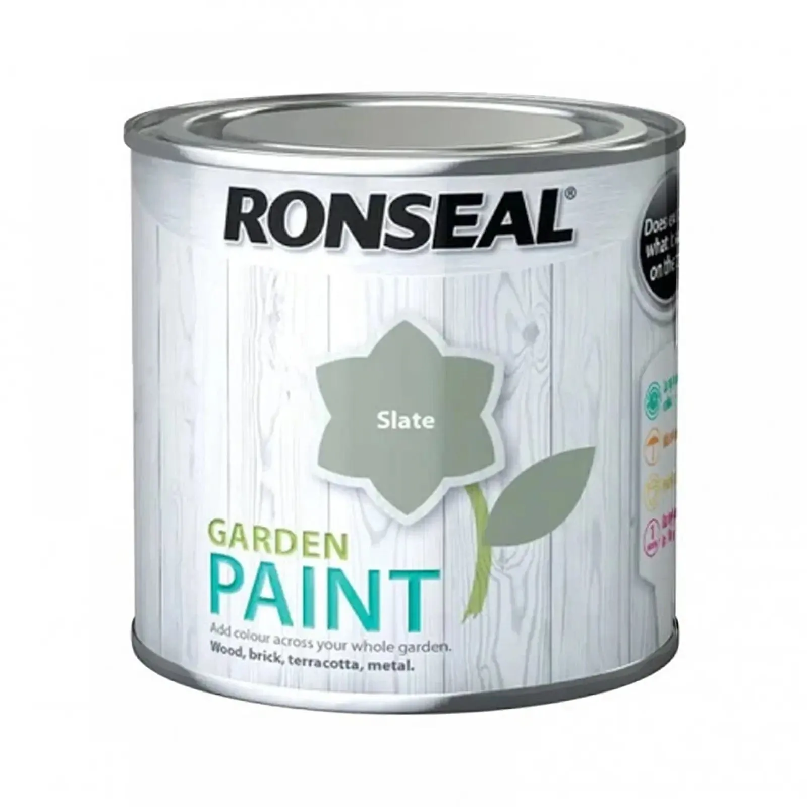 Ronseal Garden Paint Waterproof Exterior Wood Metal Brick Stone