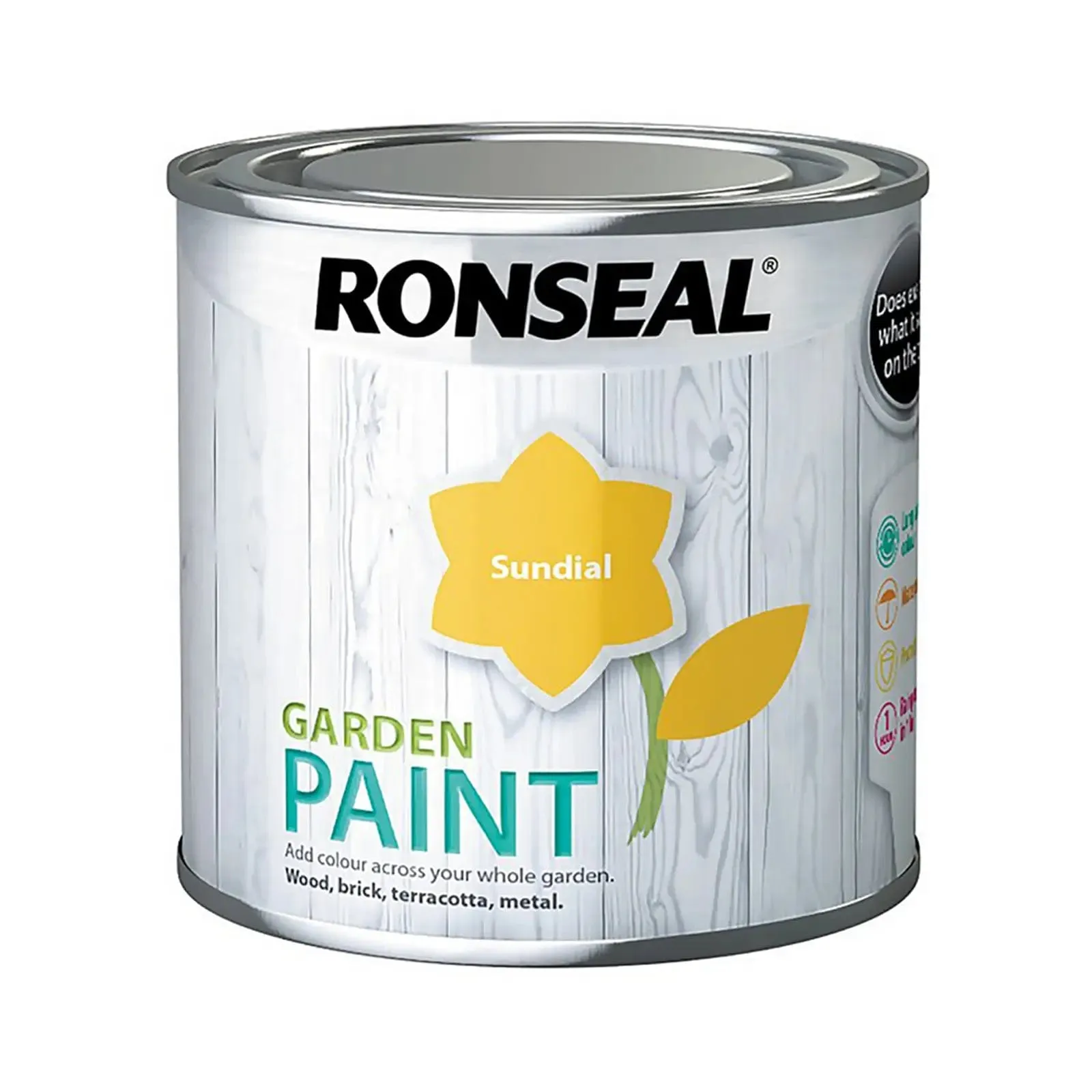 Ronseal Garden Paint Waterproof Exterior Wood Metal Brick Stone
