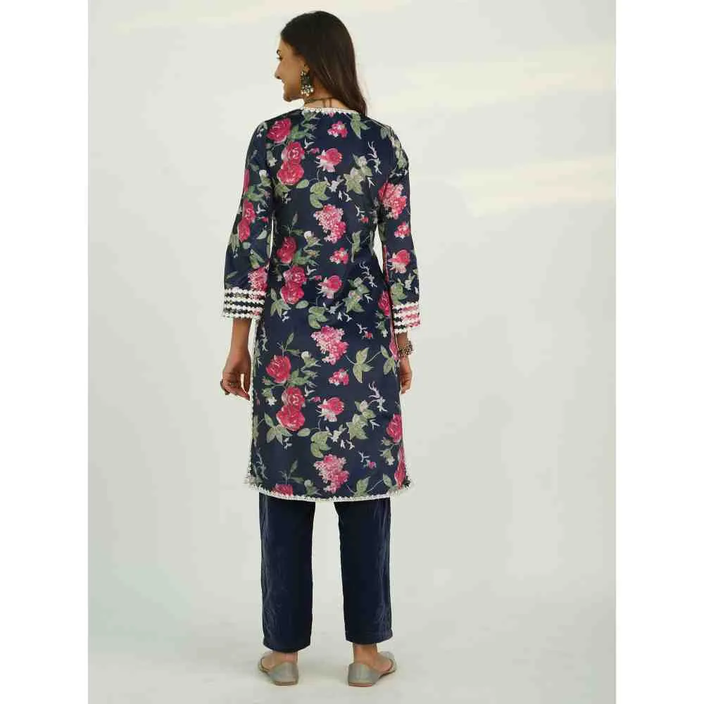 Roze Adya Velvet (Set Of 2)