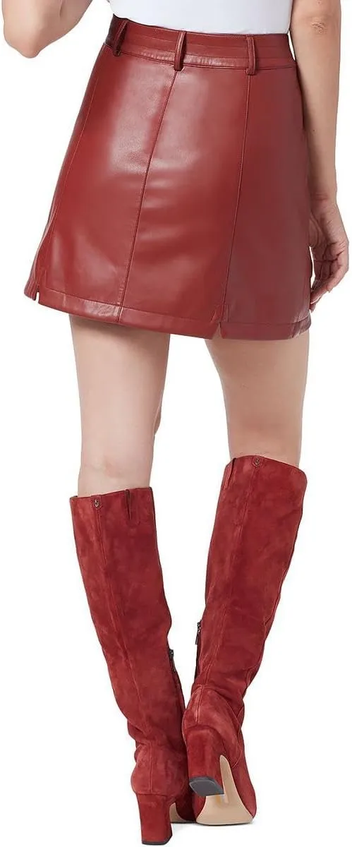 Sam Edelman Women's Cara Button Up A-line Mini Skirt