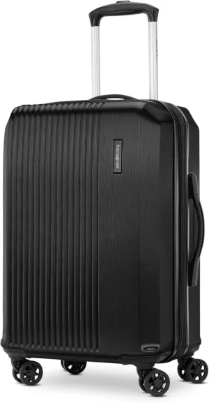 Samsonite Alliance SE Hardside Luggage with Spinner Wheels, Lightweight, CARRY-ON SPINNER, BASS BLACK