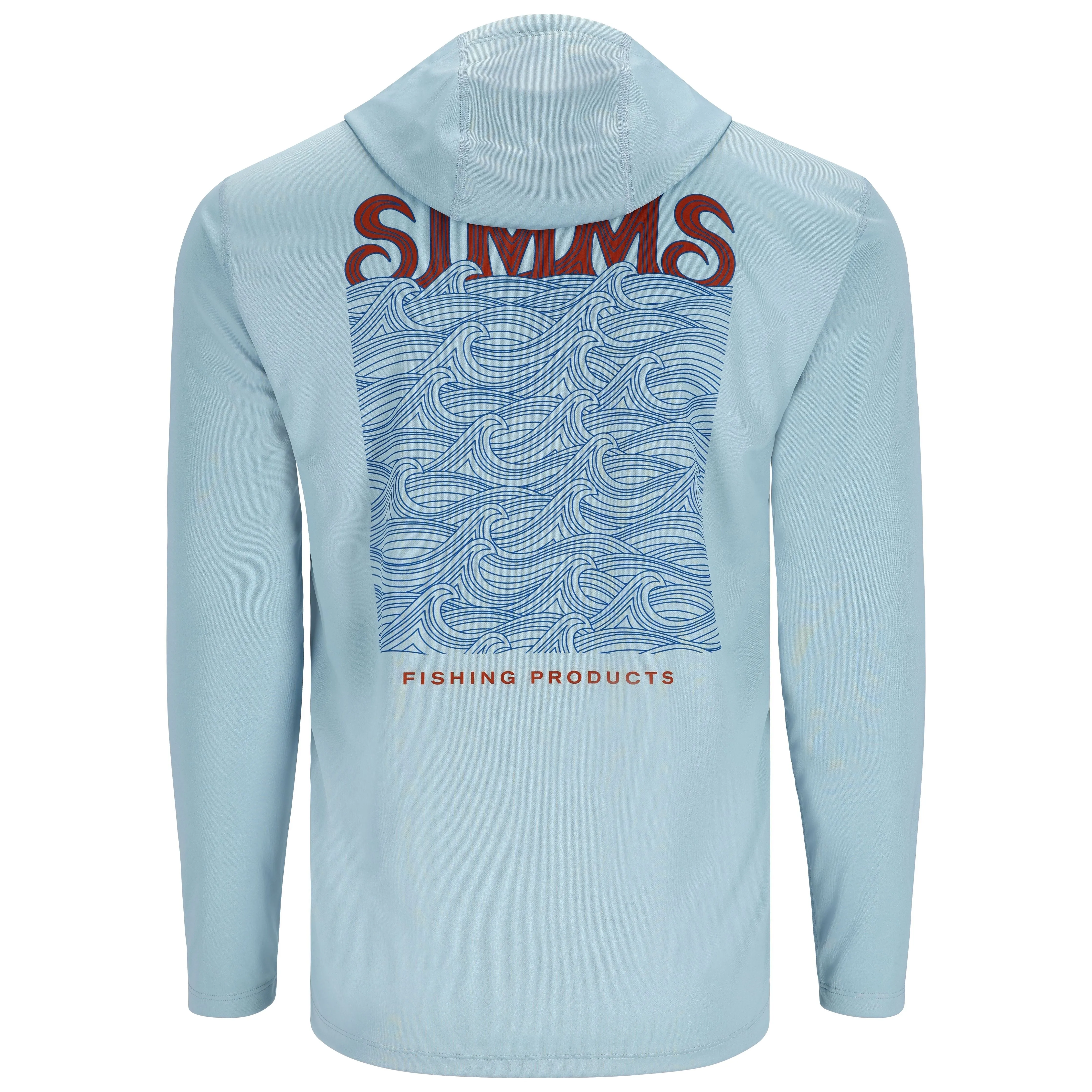 Simms Tech Hoody Artist Series Steel Blue / Simms Wave