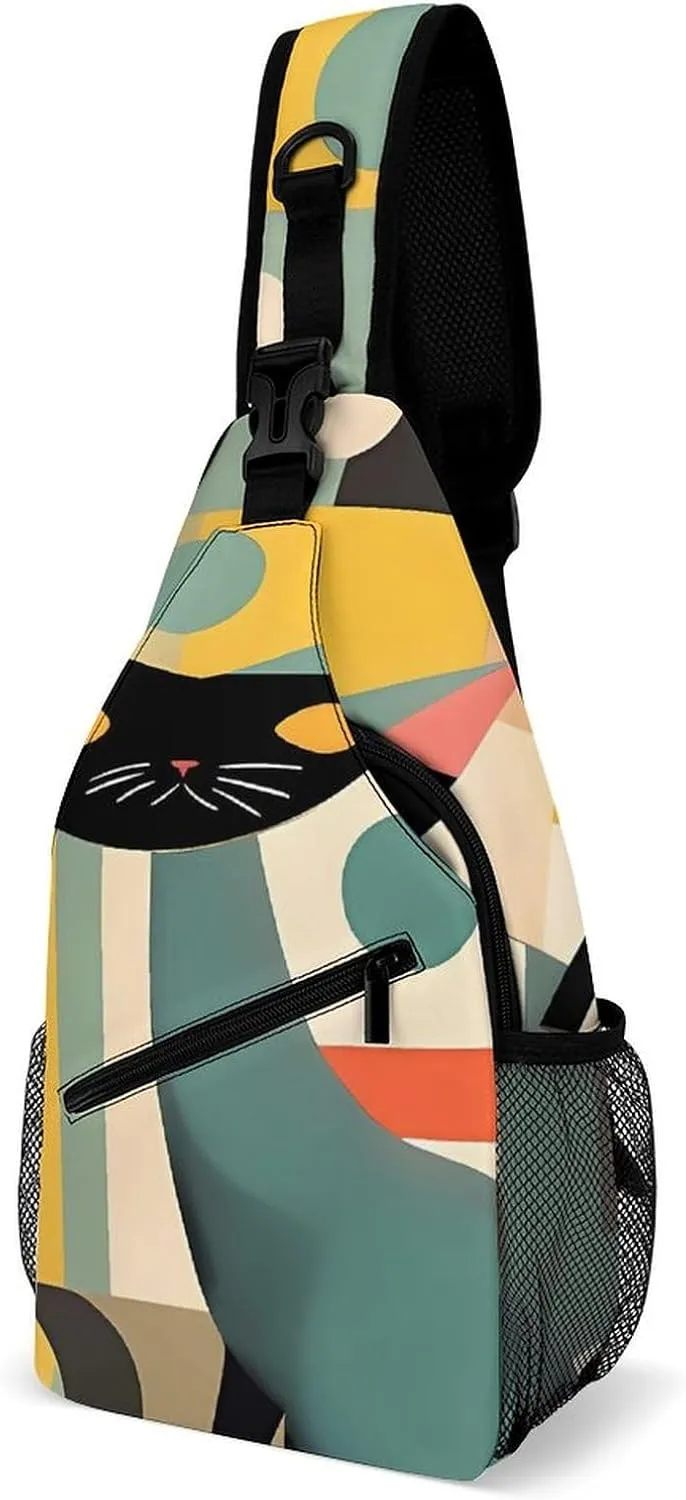 Small Crossbody Sling Backpack Red Ladybug Chest Bags for Traveling Chest Fashion Shoulder Bag