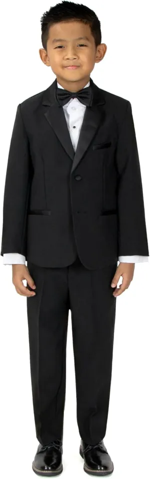Spring Notion Big Boys' Modern Fit Tuxedo, No Tail