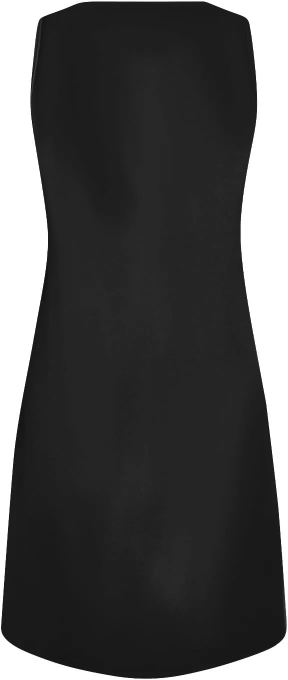 Summer Dresses for Women 2025 Casual A Line Sundress Sleeveless Crew Neck Beach Vacation Dress Printed Tank Dress