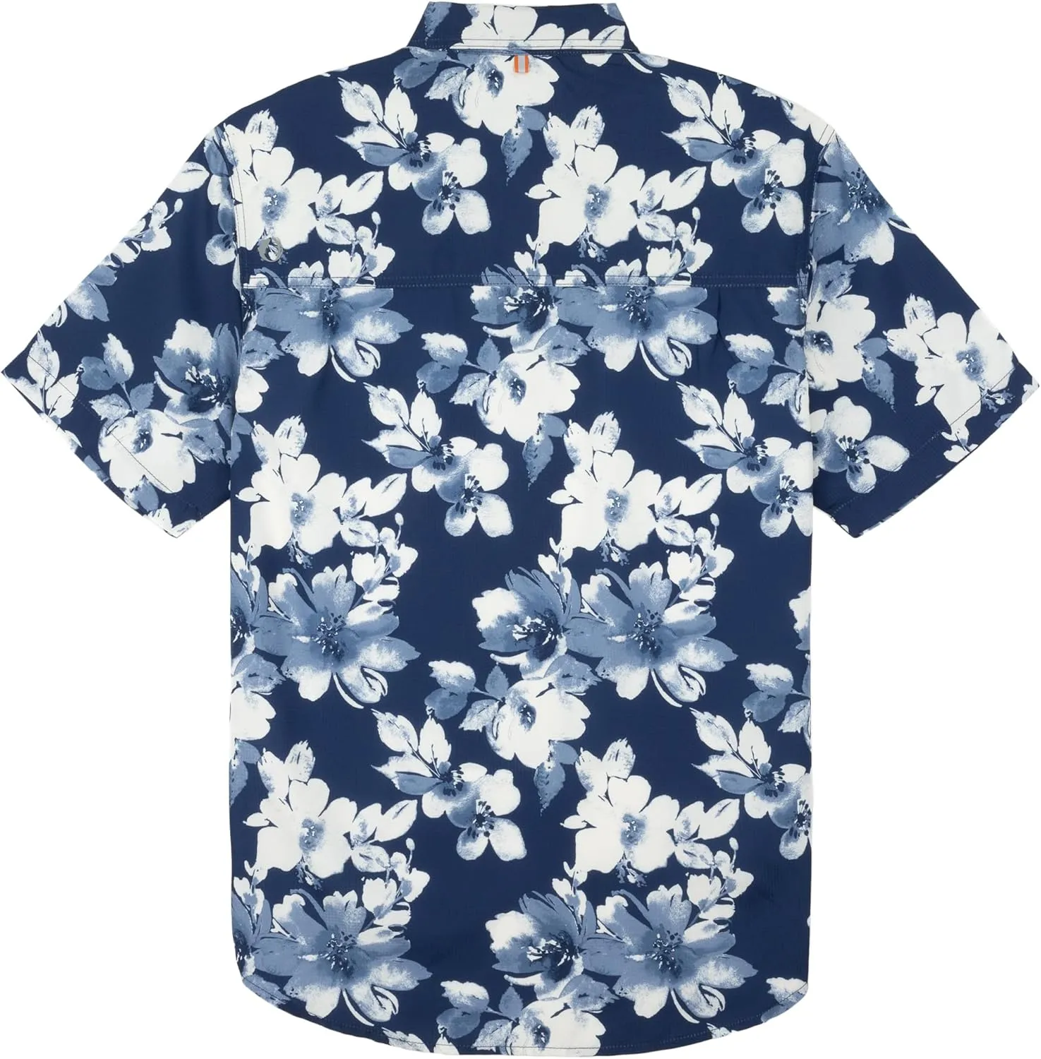 The American Outdoorsman Short Sleeve Button-Down Pattern Print Casual Shirt Quick-Dry with Sun Protection