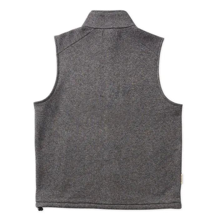 TOM BECKBE KNIT VEST - PEWTER