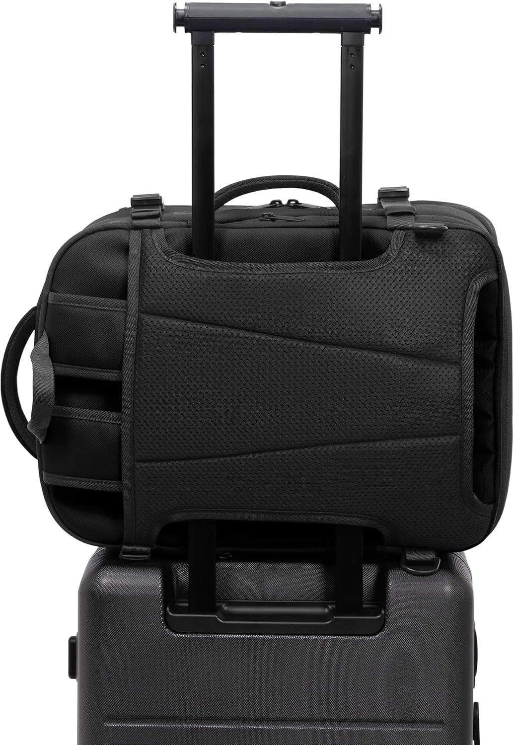 Traveler's Choice Markham 27L Backpack, Expandable, Business, Travel, Work, Office, Camping, Hunting, Fishing, Black, Large
