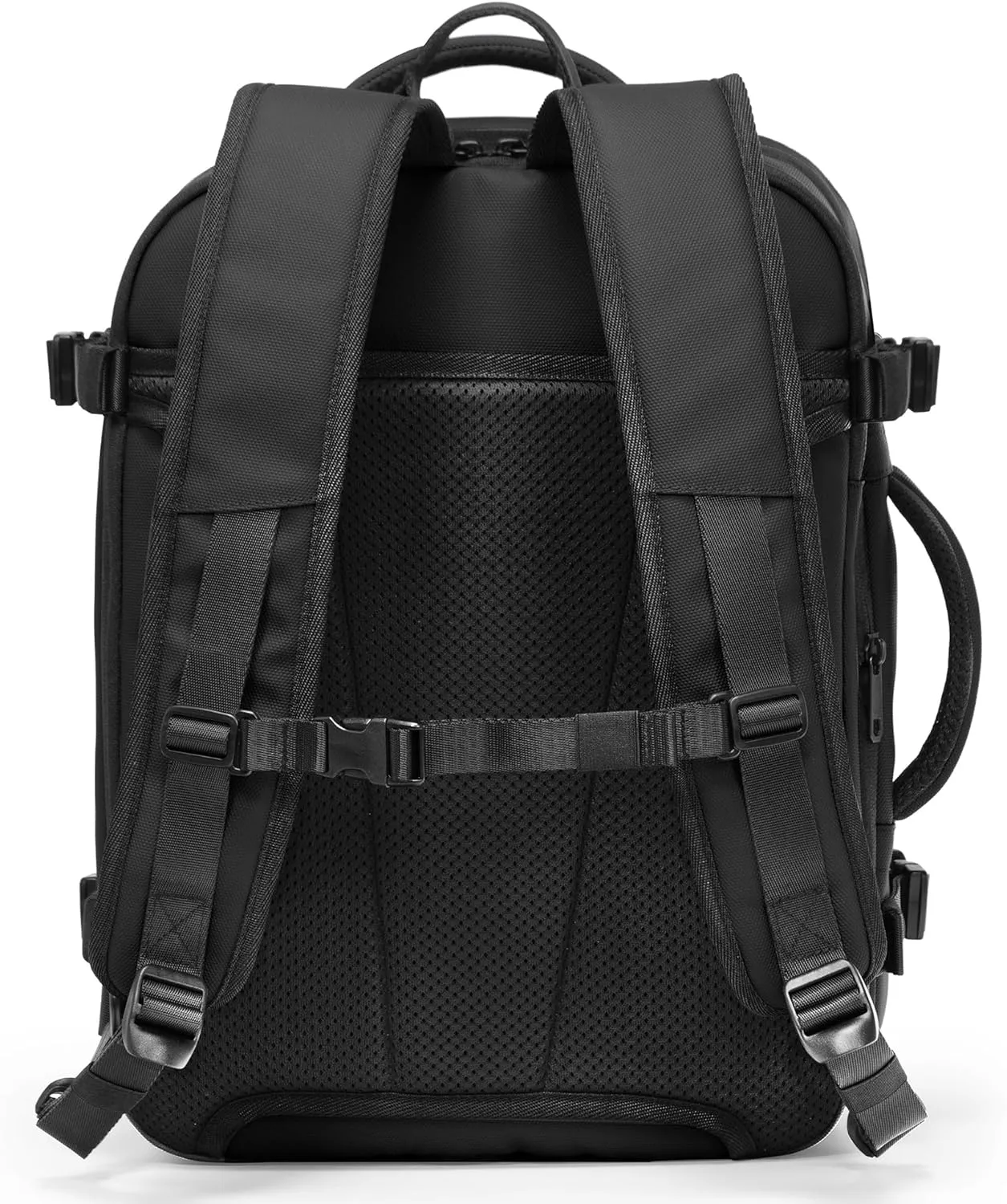 Traveler's Choice Markham 27L Backpack, Expandable, Business, Travel, Work, Office, Camping, Hunting, Fishing, Black, Large