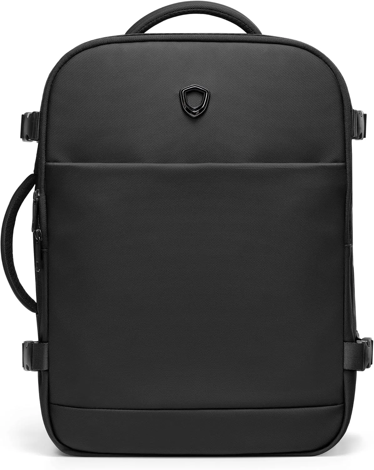 Traveler's Choice Markham 27L Backpack, Expandable, Business, Travel, Work, Office, Camping, Hunting, Fishing, Black, Large