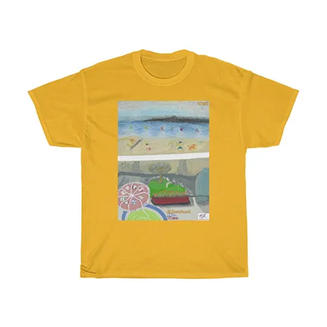 Unisex Heavy Cotton Tee: "Alcohol Oh Yea(tm)"