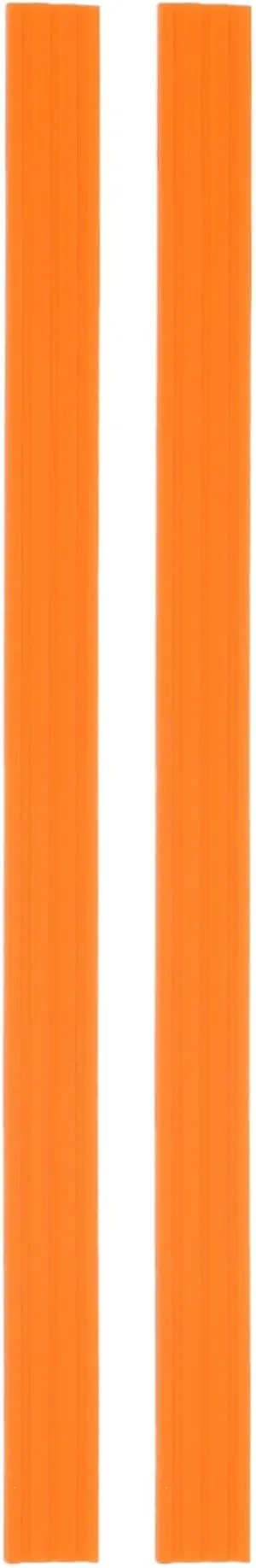 uxcell 2Pcs Luggage Wheels Covers, Anti-Noise Luggage Wheel Silent Protector Covers for Luggage Suitcases or Office Chairs Caster, Orange