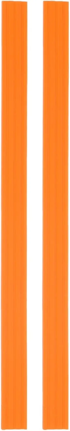 uxcell 2Pcs Luggage Wheels Covers, Anti-Noise Luggage Wheel Silent Protector Covers for Luggage Suitcases or Office Chairs Caster, Orange