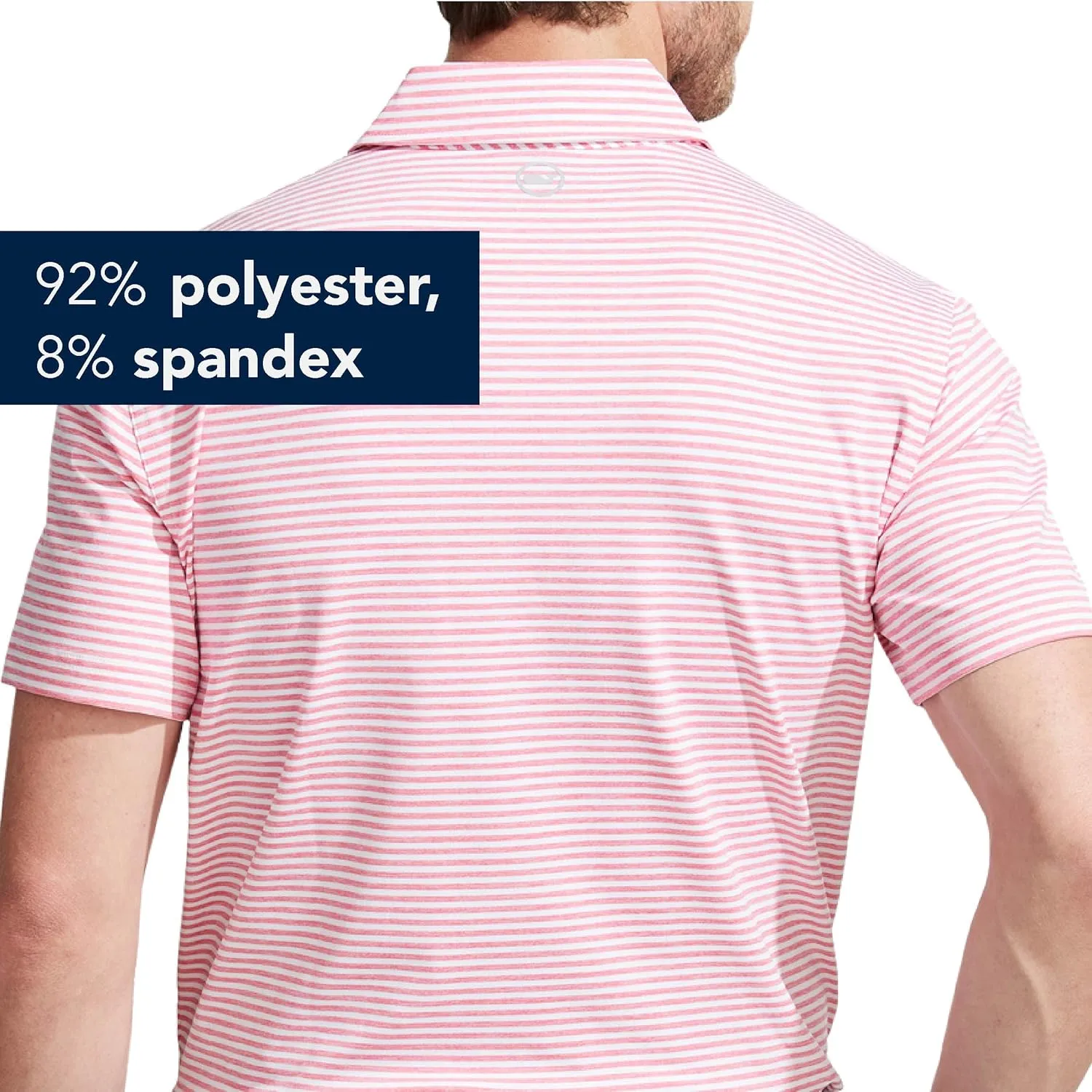 vineyard vines Men's Heathered Winstead Sankaty Performance Polo