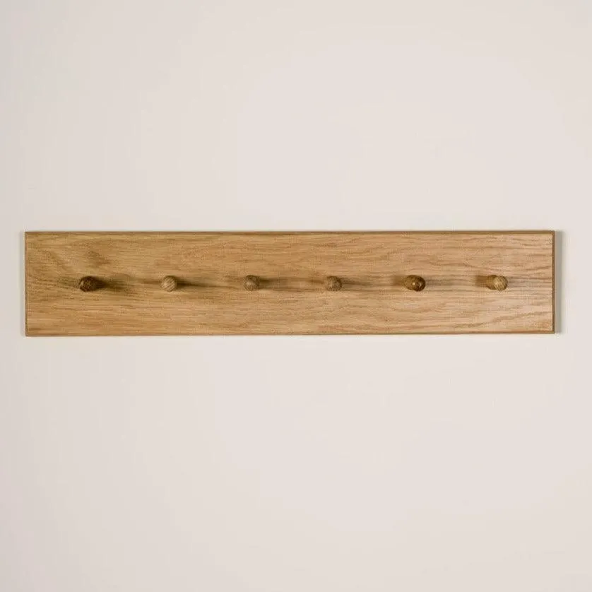 Willow Wooden Coat Rack - Oak