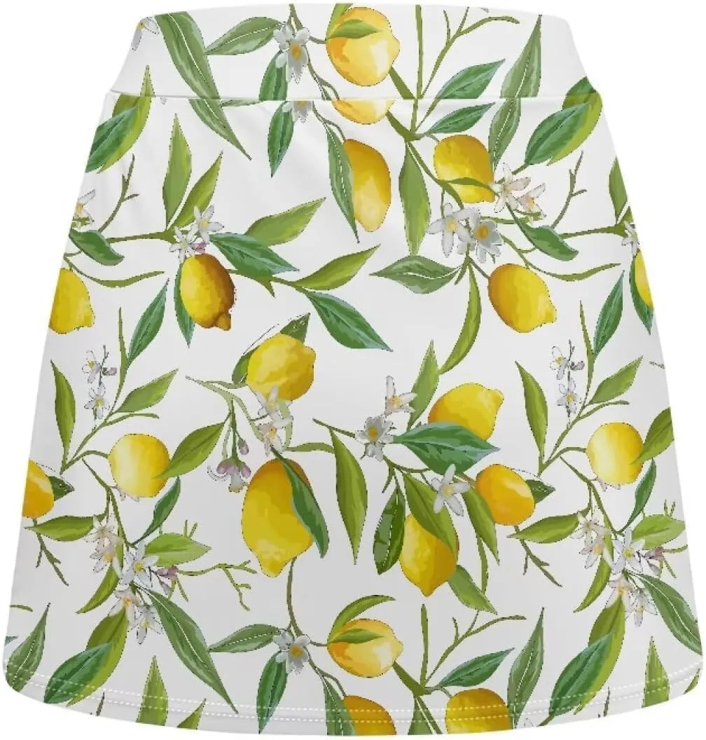 Women Golf Tennis Skirt with Inner Pocket High Waisted Athletic Skorts Yoga Hiking Pickleball Skirts Size XS-3XL