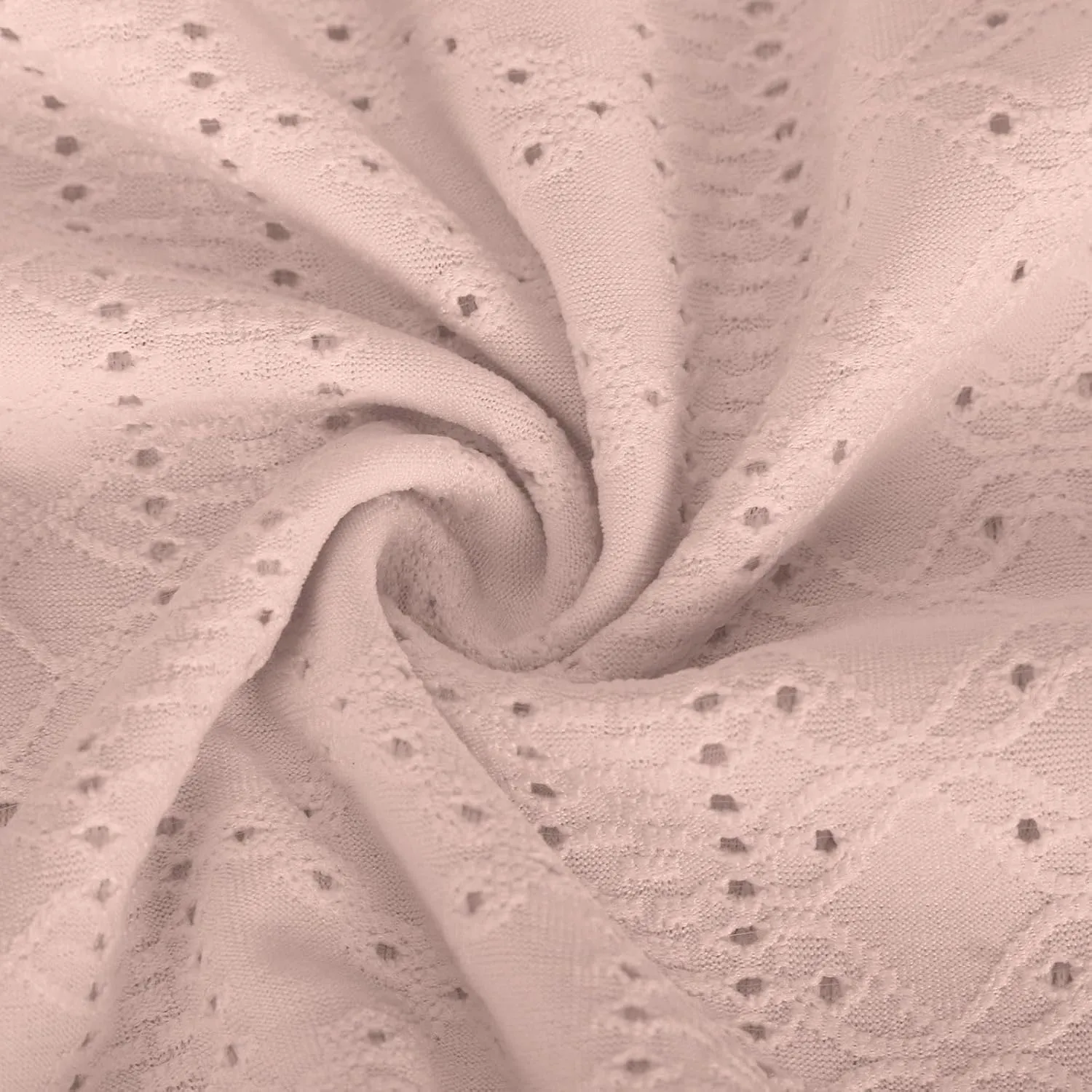 Women Hollow Eyelet Midi Dress Summer Fashion Tie Knot Short Sleeve Shirt Dresses Casual Button V Neck A-Line Dress