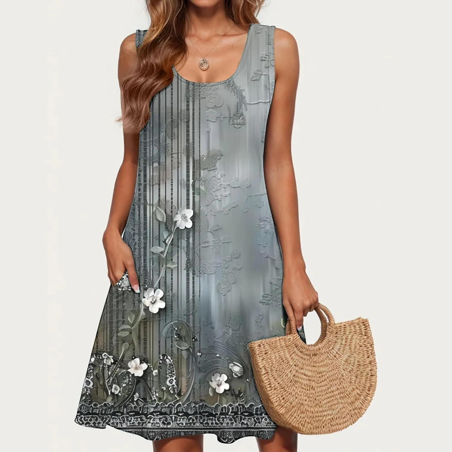 Womens Button Down Dress Vacation Outfits for Women 2025 Vestido Vaquero para Mujer Boho Cocktail Dress