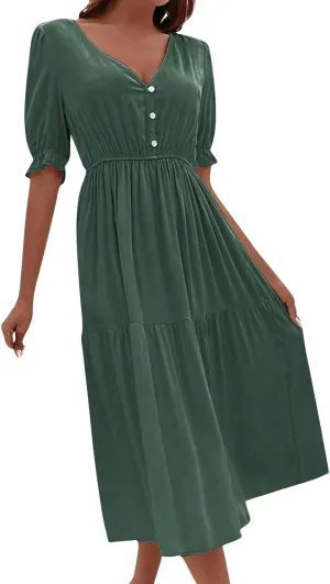 Women's Cocktail Party Work Dress Sexy V Neck Sleeveless Vacation Dress Casual A-Line Mini Sundress Short Dress