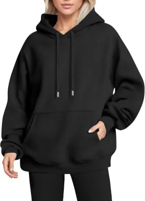 Women's Hoodies Oversized Workout Sweatshirts Pullover Preppy Long Sleeve Winter Outfits Trendy Fashion Clothes