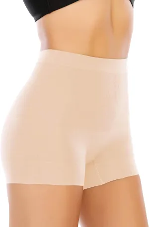 Womens Seamless Shaping Boyshorts Panties Tummy Control Underwear Slimming Shapewear Slip Shorts