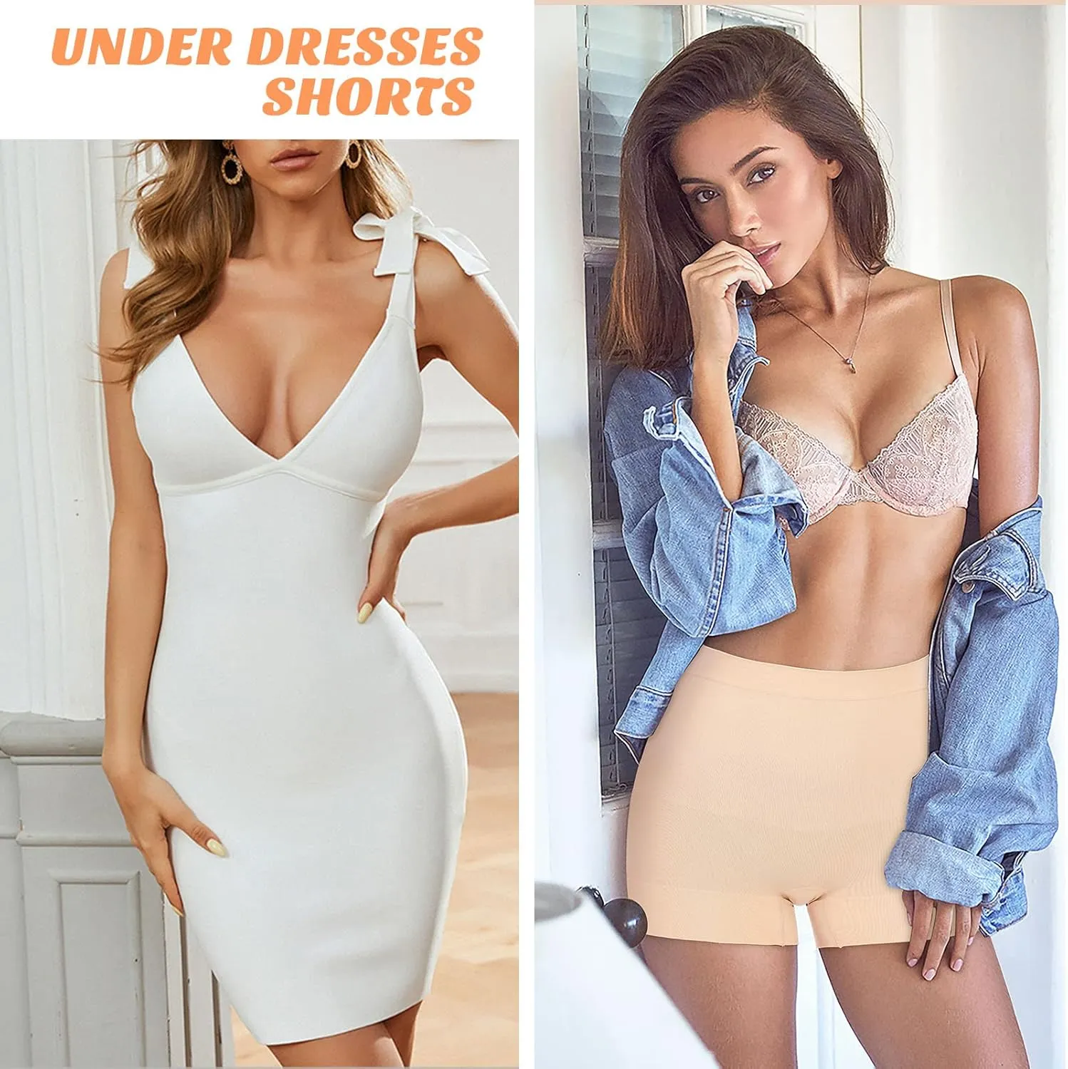 Womens Seamless Shaping Boyshorts Panties Tummy Control Underwear Slimming Shapewear Slip Shorts