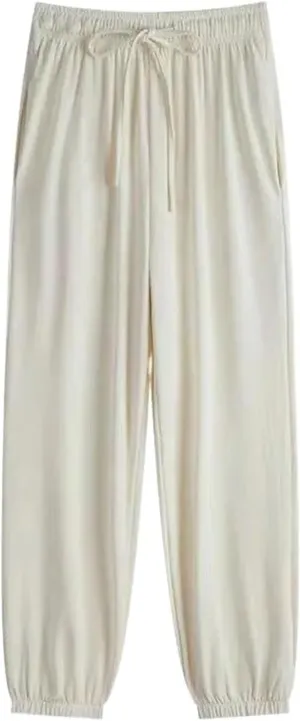 Women's Work Pants, Summer Thin High-Waisted Pants, Harem Sports Pants.